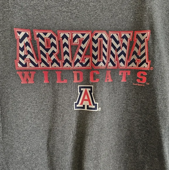 Men's Arizona Wildcats Gray Graphic T-Shirt LARGE - Picture 2 of 4